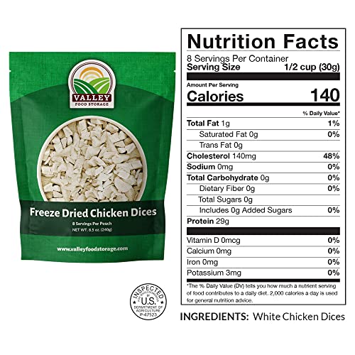 76 Serving Freeze Dried Meat & Rice Bucket Emergency Food Supply U273