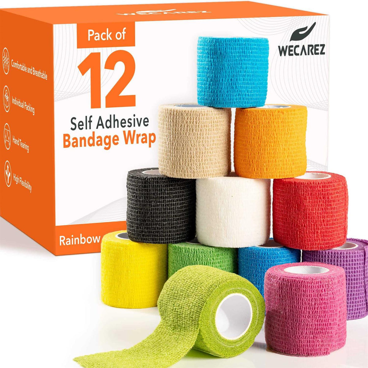 2 inch x 5 Yards Non-Woven Self Adhesive Bandage Wrap K656198