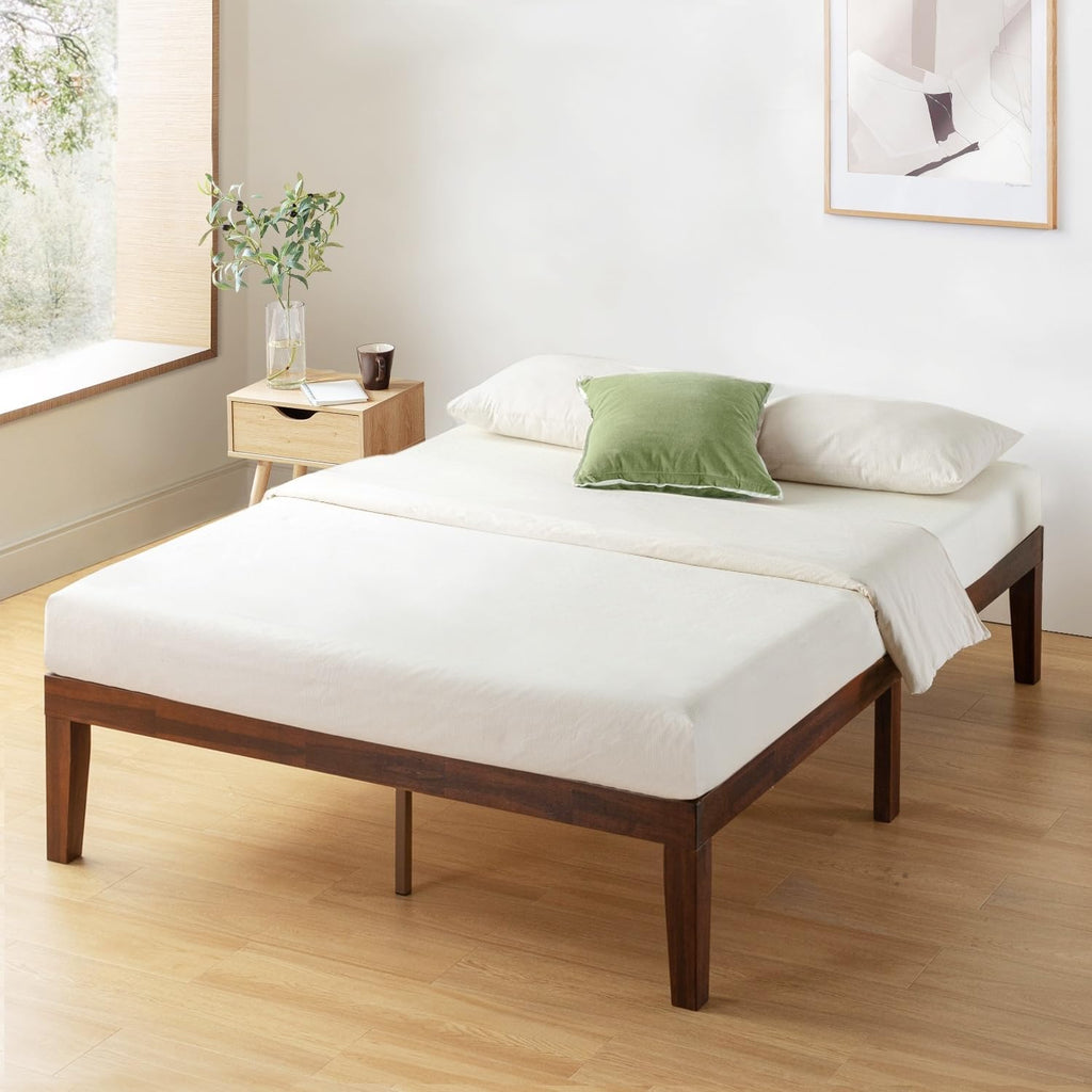 Queen Solid Wood Platform Bed Frame S983094