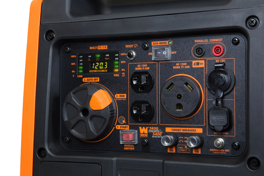 3800-Watt Portable Inverter Generator with Electric Start H824