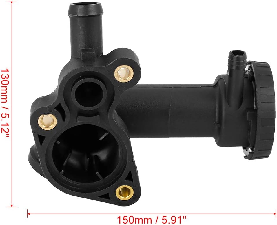 Car Engine Coolant Thermostat Housing Assembly Pack of 2 P32053