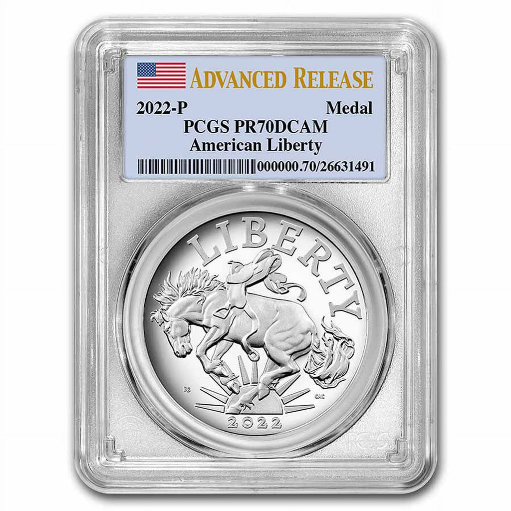 Silver American Liberty Medal PR-70 PCGS N4430