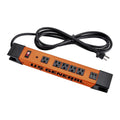 5-Outlet Magnetic Power Strip with 2 USB Ports D260053