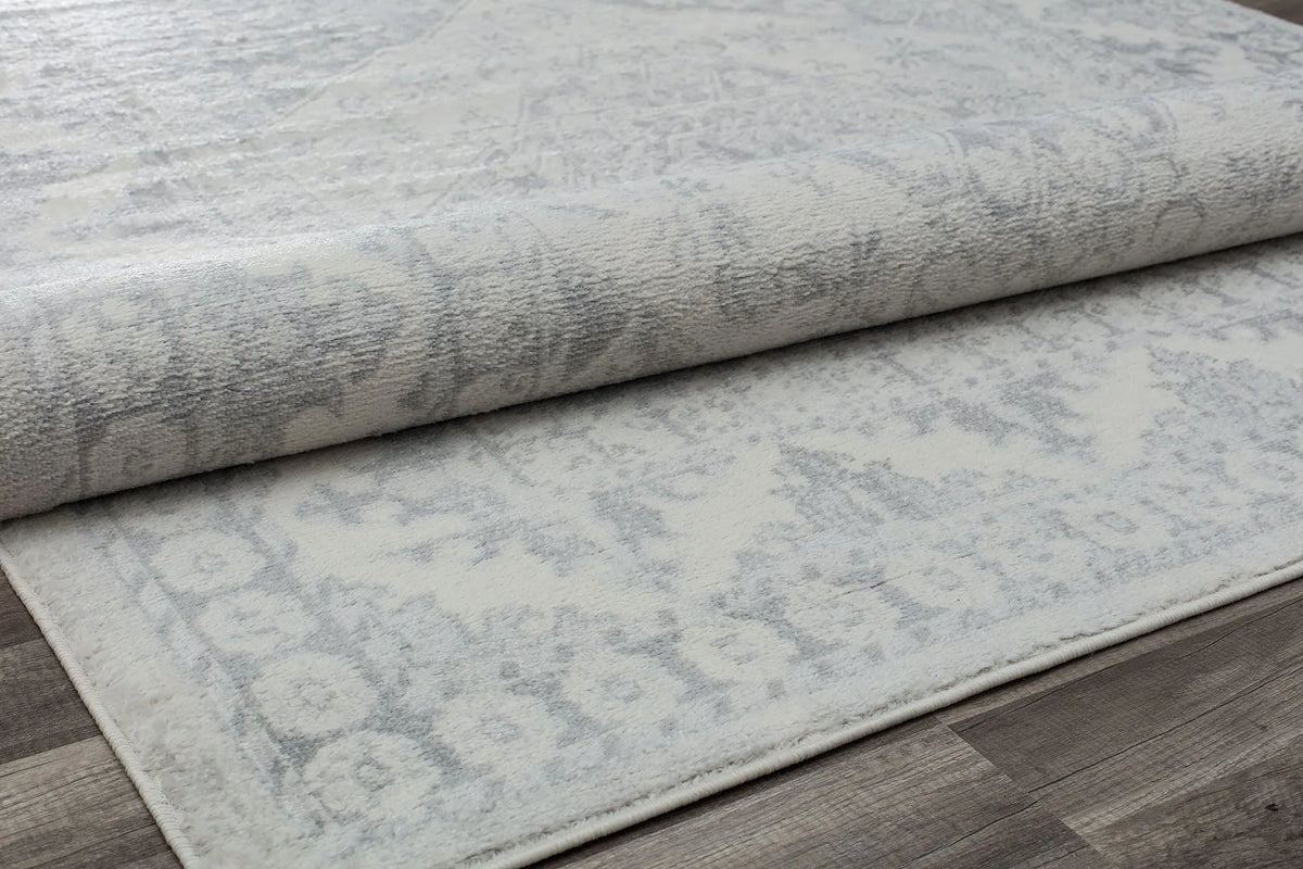Grey Mist Vintage Transitional Area Rug R58651