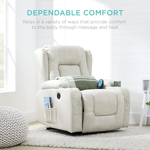 PU Leather Electric Power Lift Recliner Massage Chair with USB Port T94157