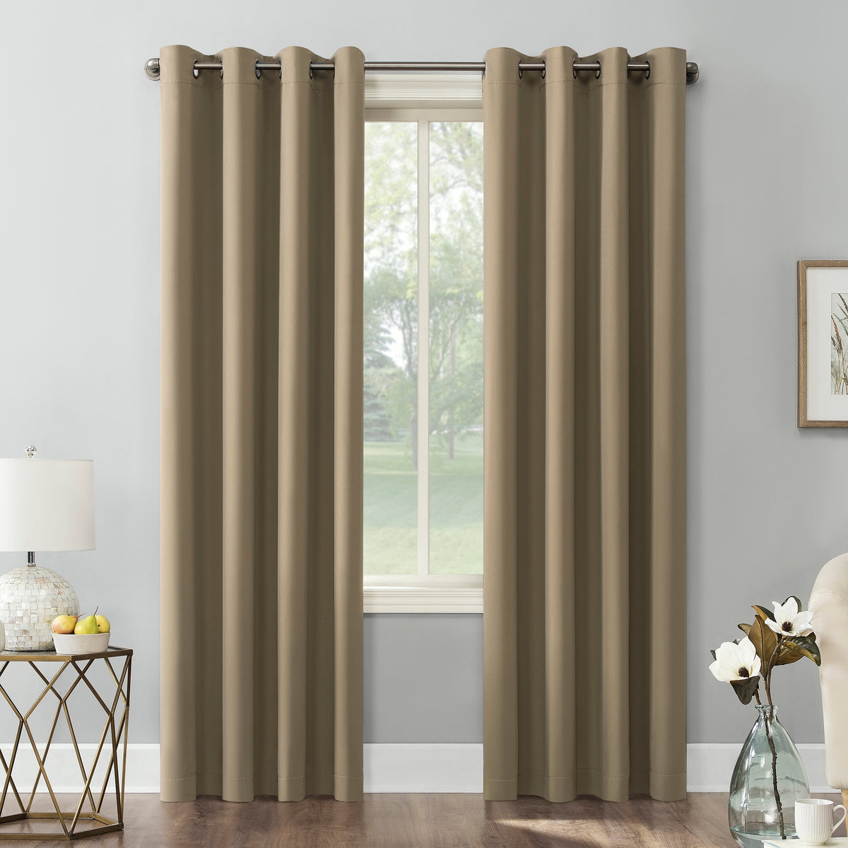 Blackout Grommet Curtain Panel, Single Panel 54x84 M870924