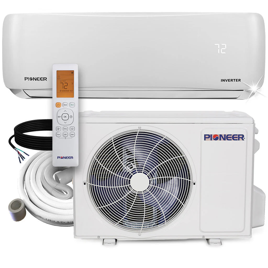 12,000 BTU 20 SEER 115V Ductless Mini-Split Inverter Air Conditioner Heat Pump System O63113