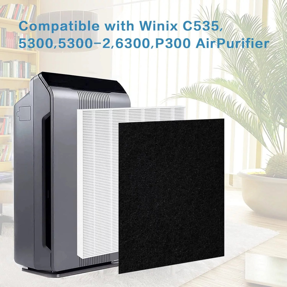 Replacement True HEPA Size 21 Filter Plus 4 Carbon Pre-Filters B927780