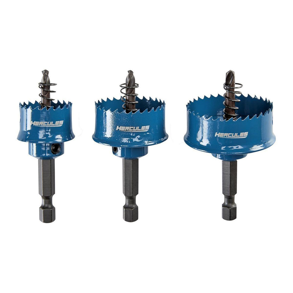 Cobalt Bi-metal Impact Rated Thin Wall Hole Saw Set, 3 Piece H748