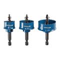 Cobalt Bi-metal Impact Rated Thin Wall Hole Saw Set, 3 Piece H748