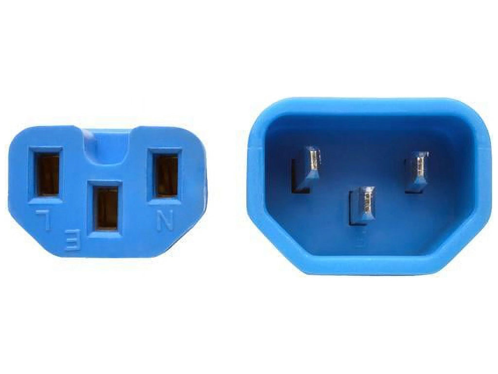 Heavy-Duty Computer Power Cord, 15A, 14 AWG, Blue, 6 ft. M83296