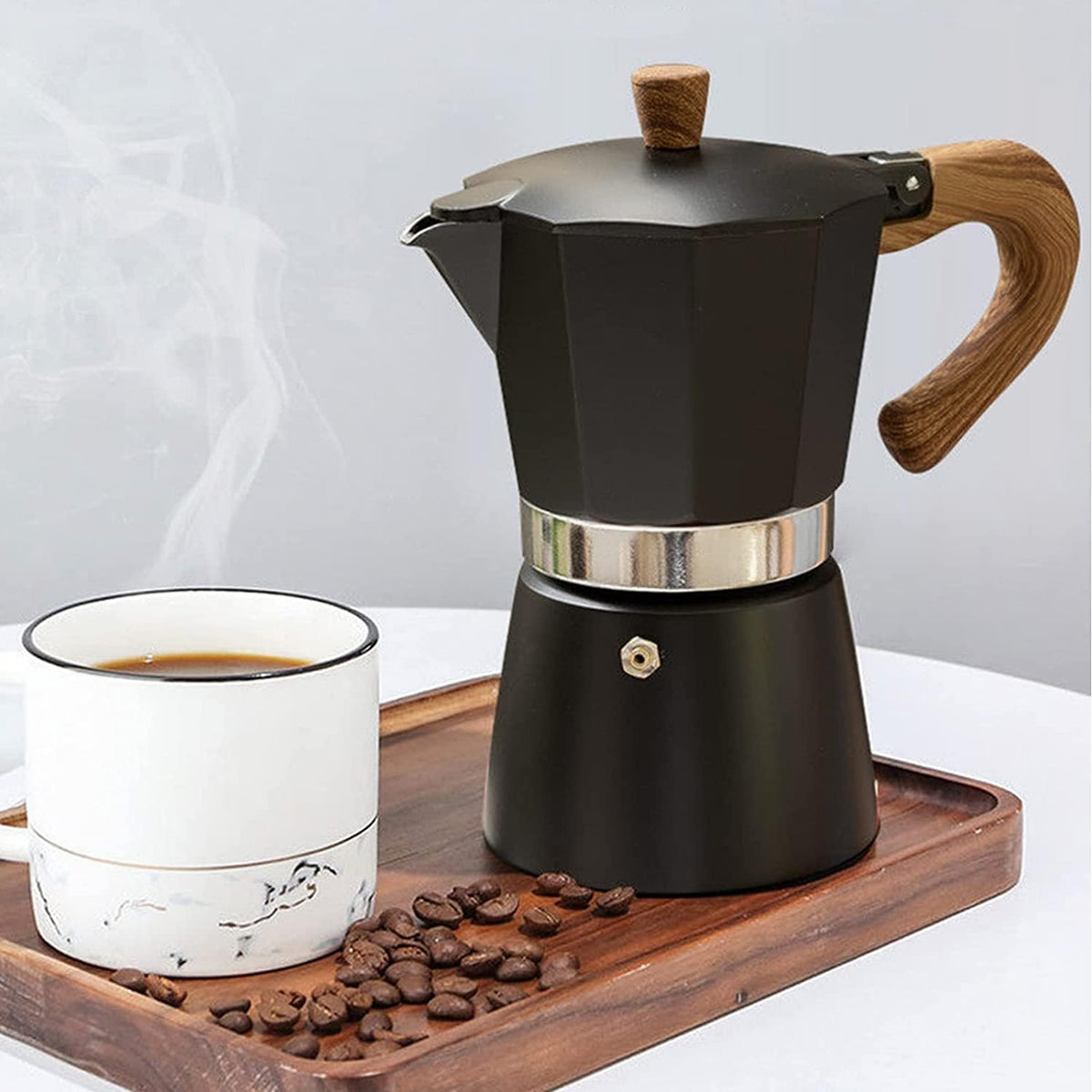 6 cup 10 OZ Aluminium Stovetop Espresso Maker M629821