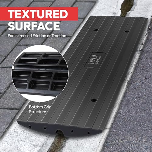 Heavy Duty Rubber Threshold Curb Ramp O50757