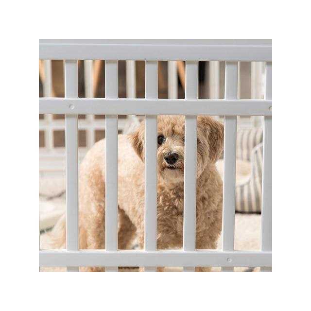6 Panel Exercise Pet Playpen with Door D510825