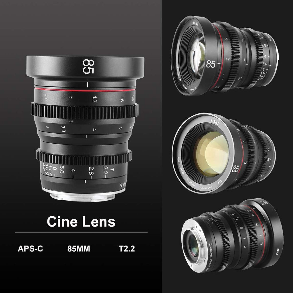 85mm T2.2 Manual Focus Cinema Lens for M43 Mount Y2943