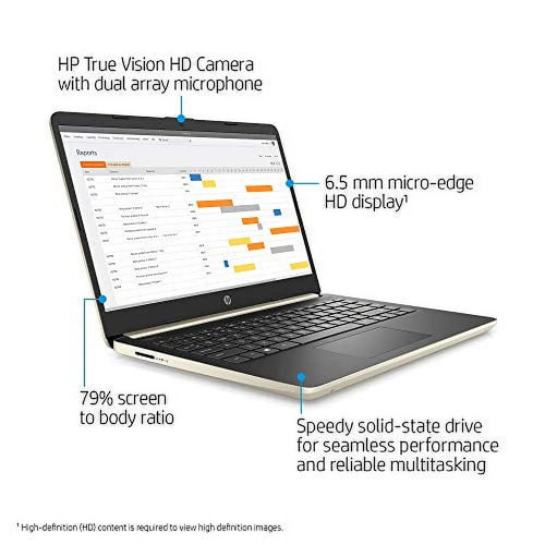 14'' HD Laptop Intel 10th Gen i3-1005G1 Dual-Core Processor 8GB DDR4 RAM 256GB M.2 SSD Intel UHD Graphics Windows 10 Pro U480459