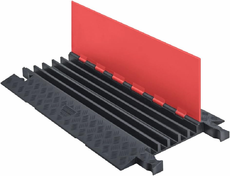 Orange Polyurethane 5 Channel Cable Protector C544