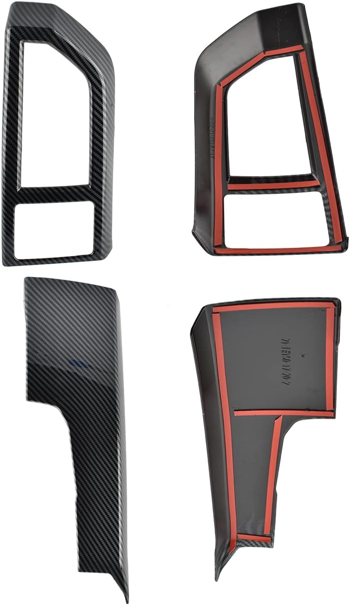 Carbon Fiber Pattern Air Conditioner Vent Cover AC Outlet for Ford F150 2015-2020 O993858