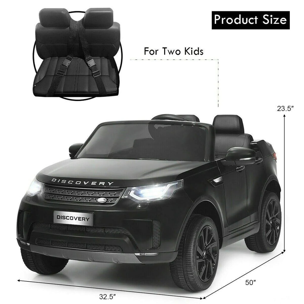 Black 2-Seater Ride on Car Q361