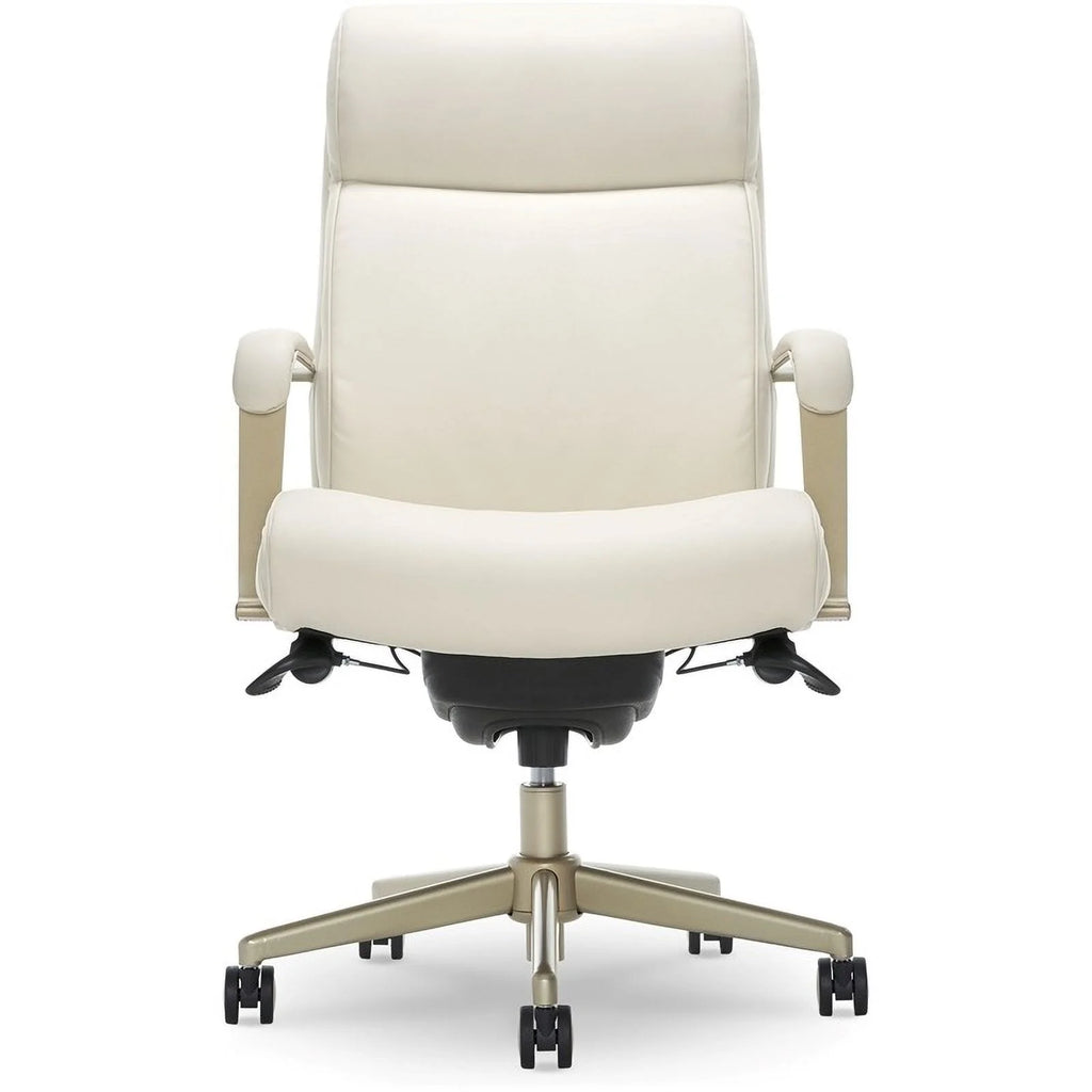 Ivory White Faux Leather Executive Office Chair U152825
