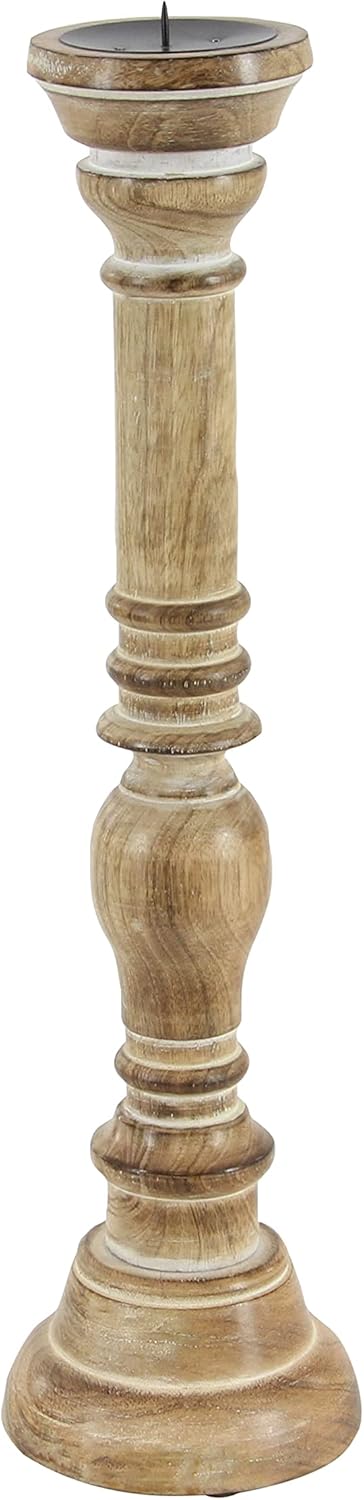 Wooden Candle Stand, Set of 3 Pack of 2 R506600