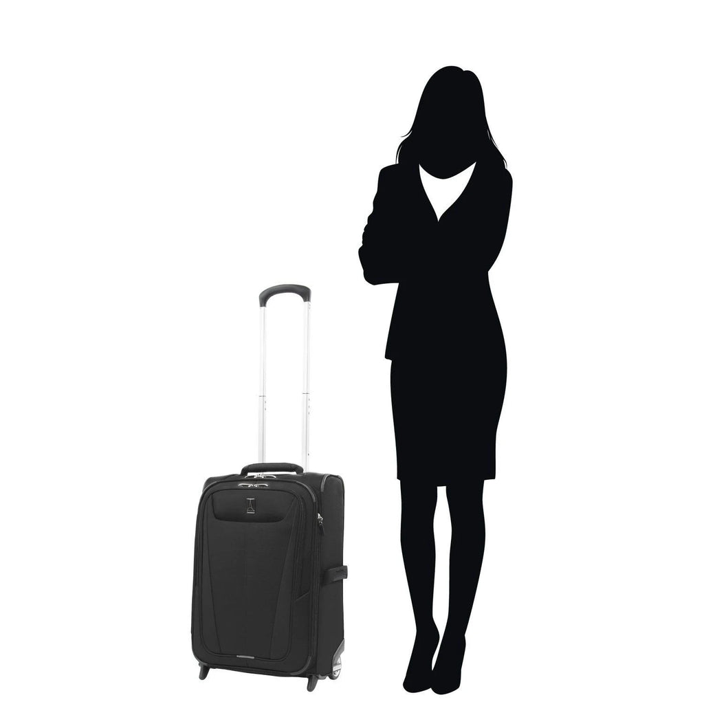 Azure Blue Expandable Carry On Rollaboard J803