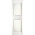 White Raised Panel Shutters Pair Y52330