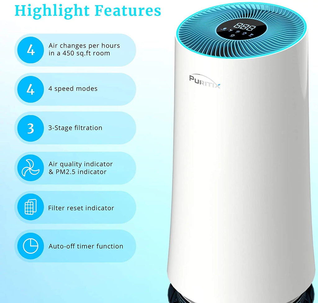 H13 True HEPA Air Purifier with Sleep Mode Z221