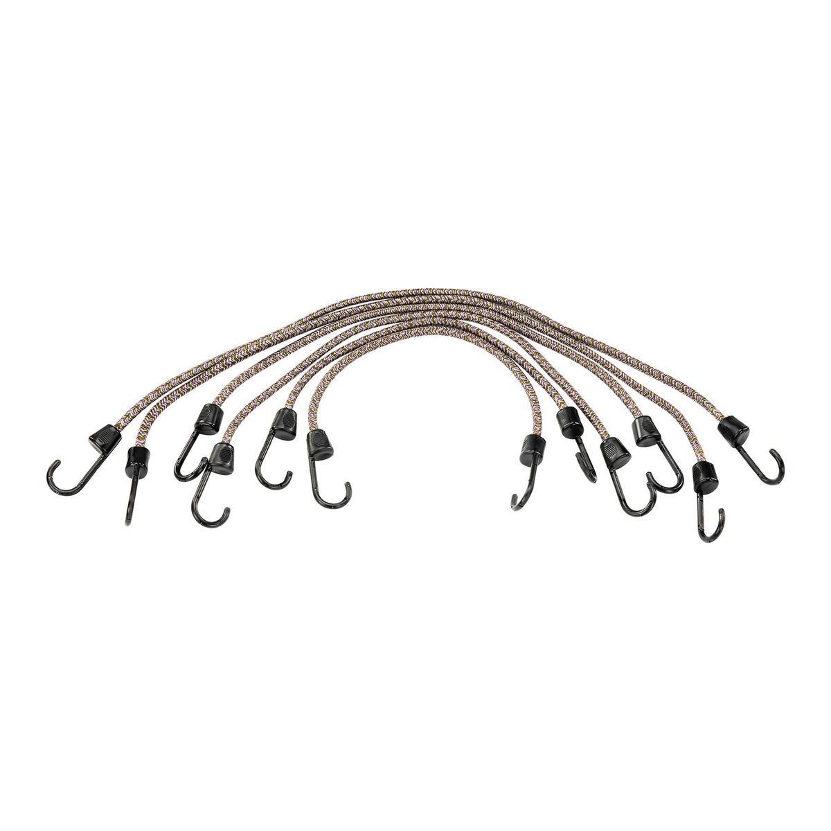 Camouflage Elastic Stretch Cords, 6 Piece Z98984
