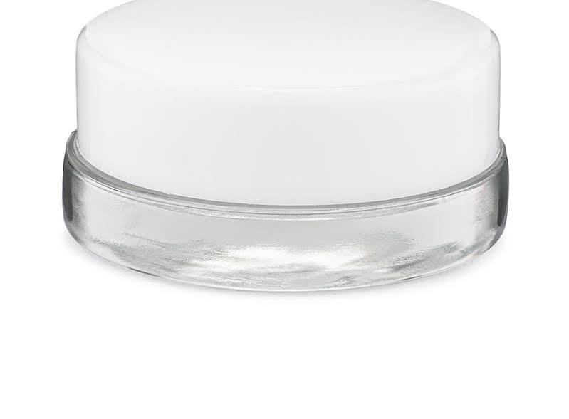 7ml Clear Glass Concentrate Container with Black Cap 270 Count O983