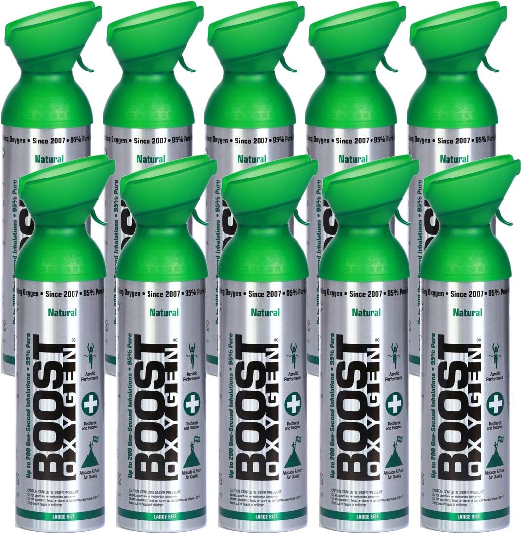 10 Liter Canister Natural 10-Pack Supplemental Oxygen E462