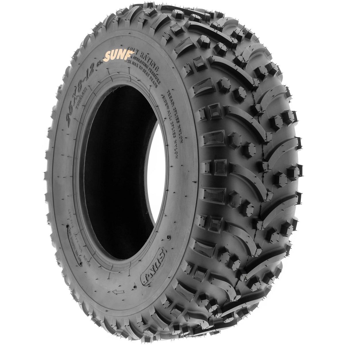 Set of 4 ATV UTV Tires 25x8-12 6 PR K8799