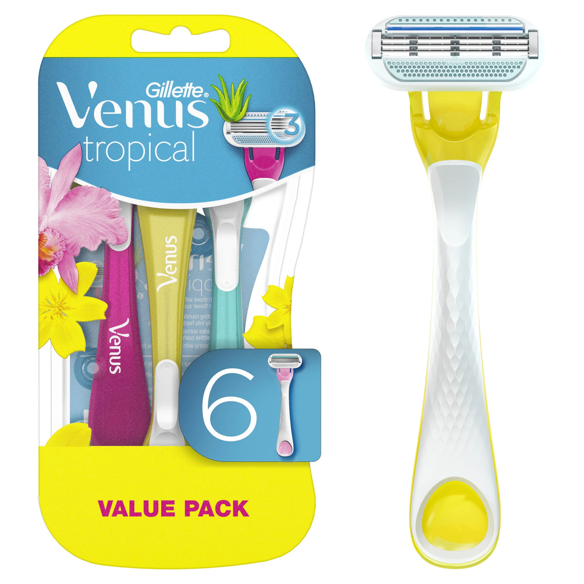 Disposable Razor, 3 Count P821610