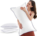 King Size Set of 2 Cooling Pillows with Down Alternative Filling Y942670