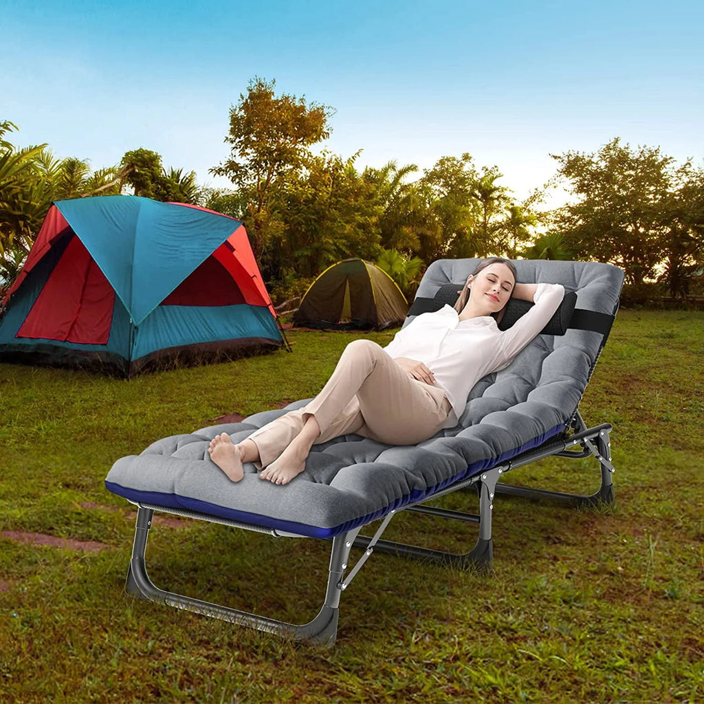 Folding Chaise Lounge Chair 5-Position Heavy Duty Z5804