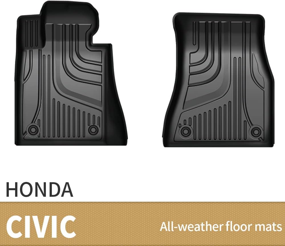 All Weather TPE Car Floor Mats Full Set X85876