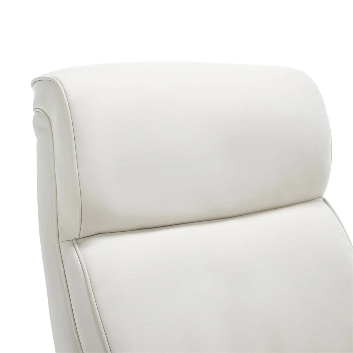 Ivory White Faux Leather Executive Office Chair U152825