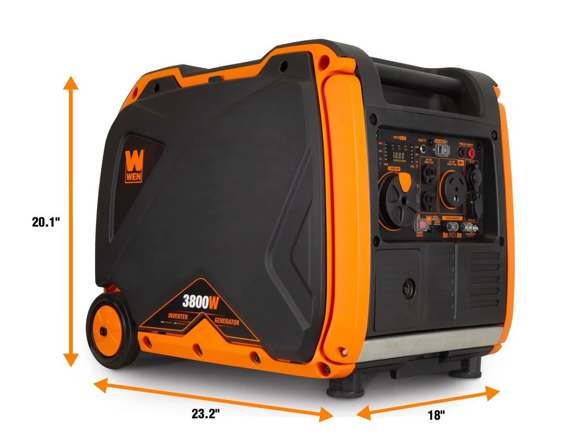 3800-Watt Portable Inverter Generator with Electric Start H824
