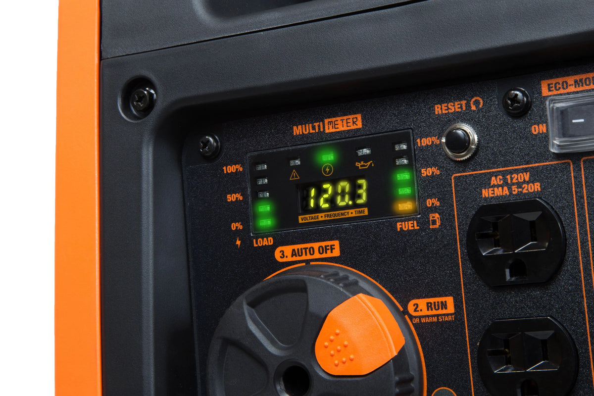 3800-Watt Portable Inverter Generator with Electric Start H824