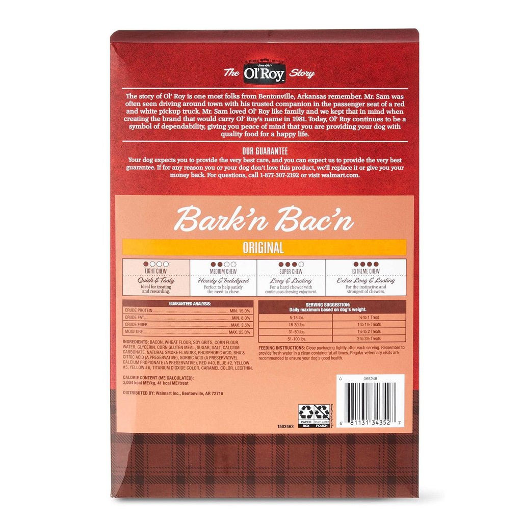Bark'n Bac'n Dog Treats X2595