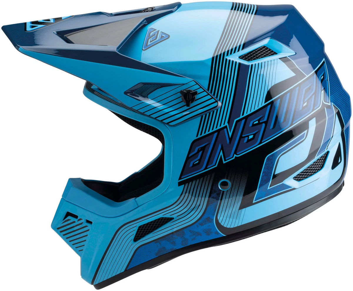 Youth MX Offroad Helmet Blue/Dark Blue MD I2631