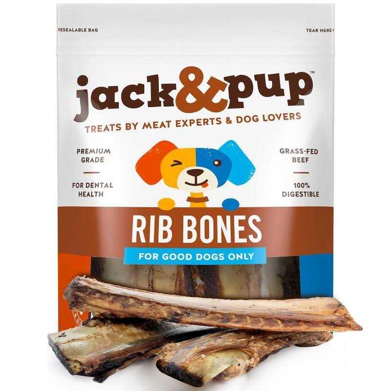 Rib Bones Beef Dog Treats Q1116