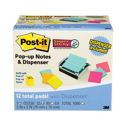 Pop-up Dispenser Value Pack, Black/Clear, 10 Packs Y37783