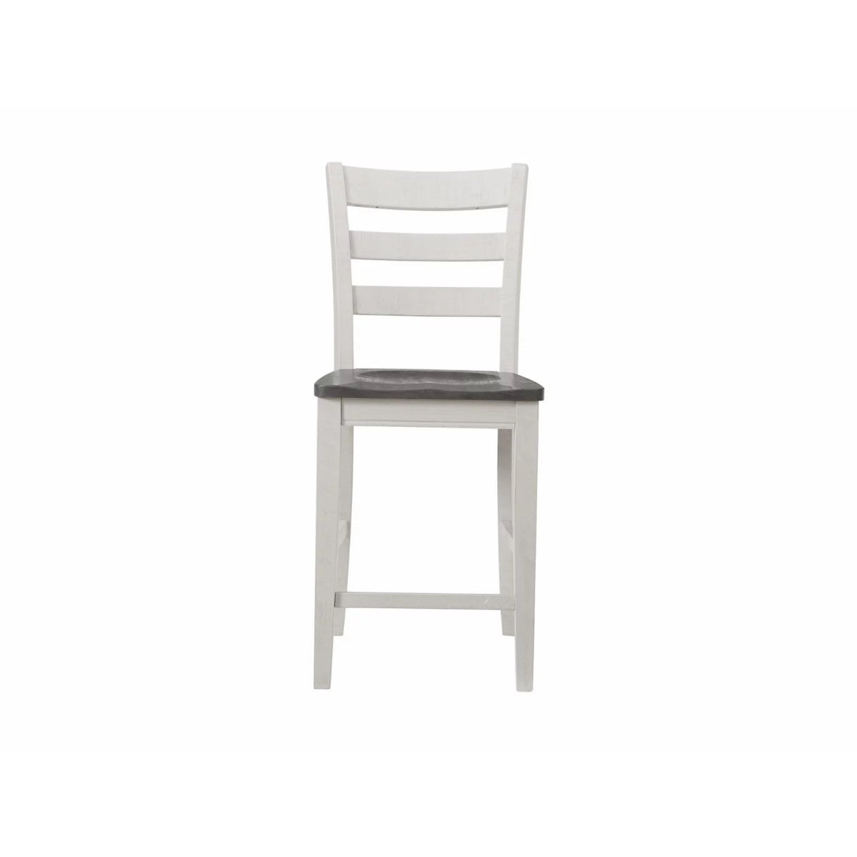 White Solid Wood Counter Height Dining Chair Set of 2 X176766