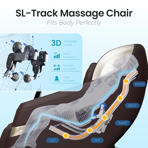 Brown Full Body Zero Gravity Massage Chair F135348