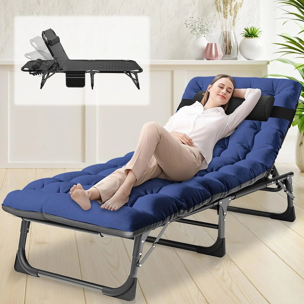 Folding Chaise Lounge Chair 5-Position Heavy Duty Z5804