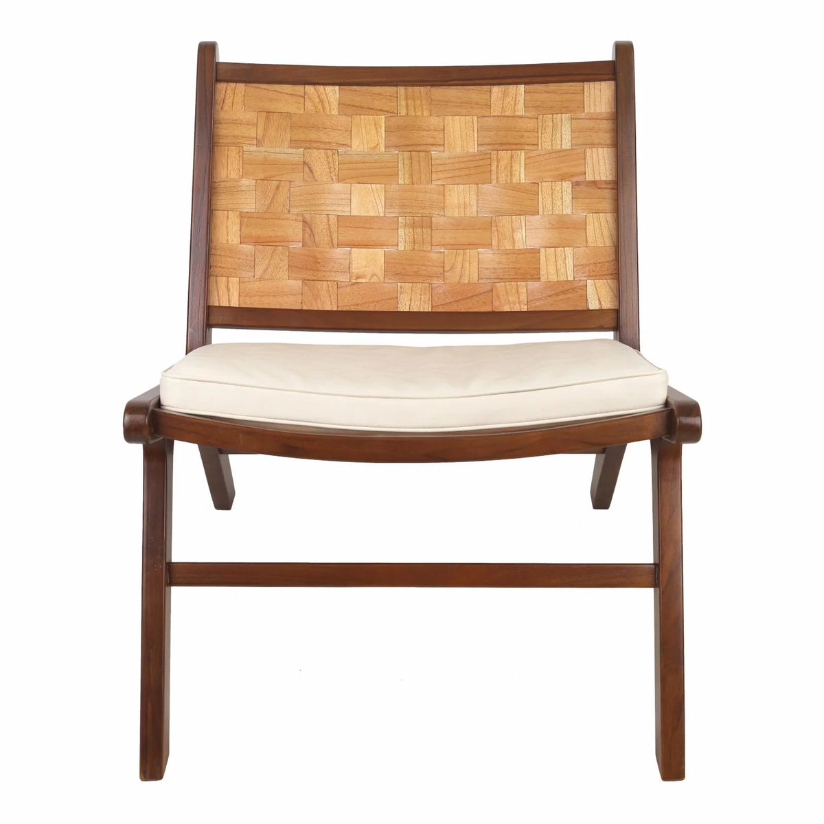 Cinnamon Brown Wood Accent Chair F870483