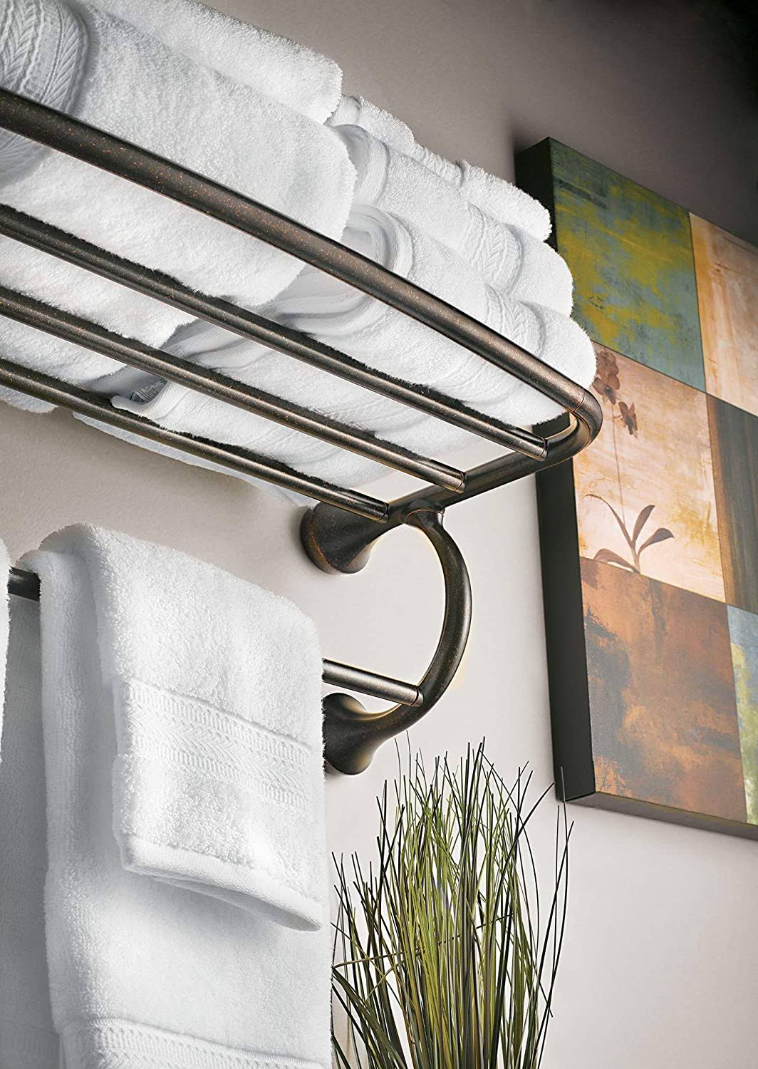 Brushed Nickel Towel Shelf Z7653