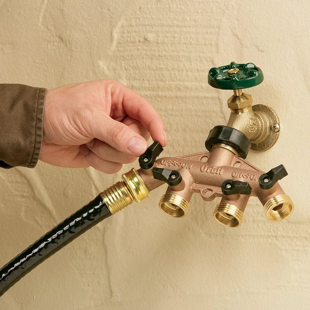 Brass Hose Faucet Manifold A1504