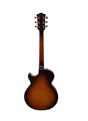 Tobacco Sunburst Jazz Solid Hollow-Body Electric Guitar K39966